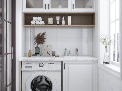 Minimalist home workout space with plants and natural light